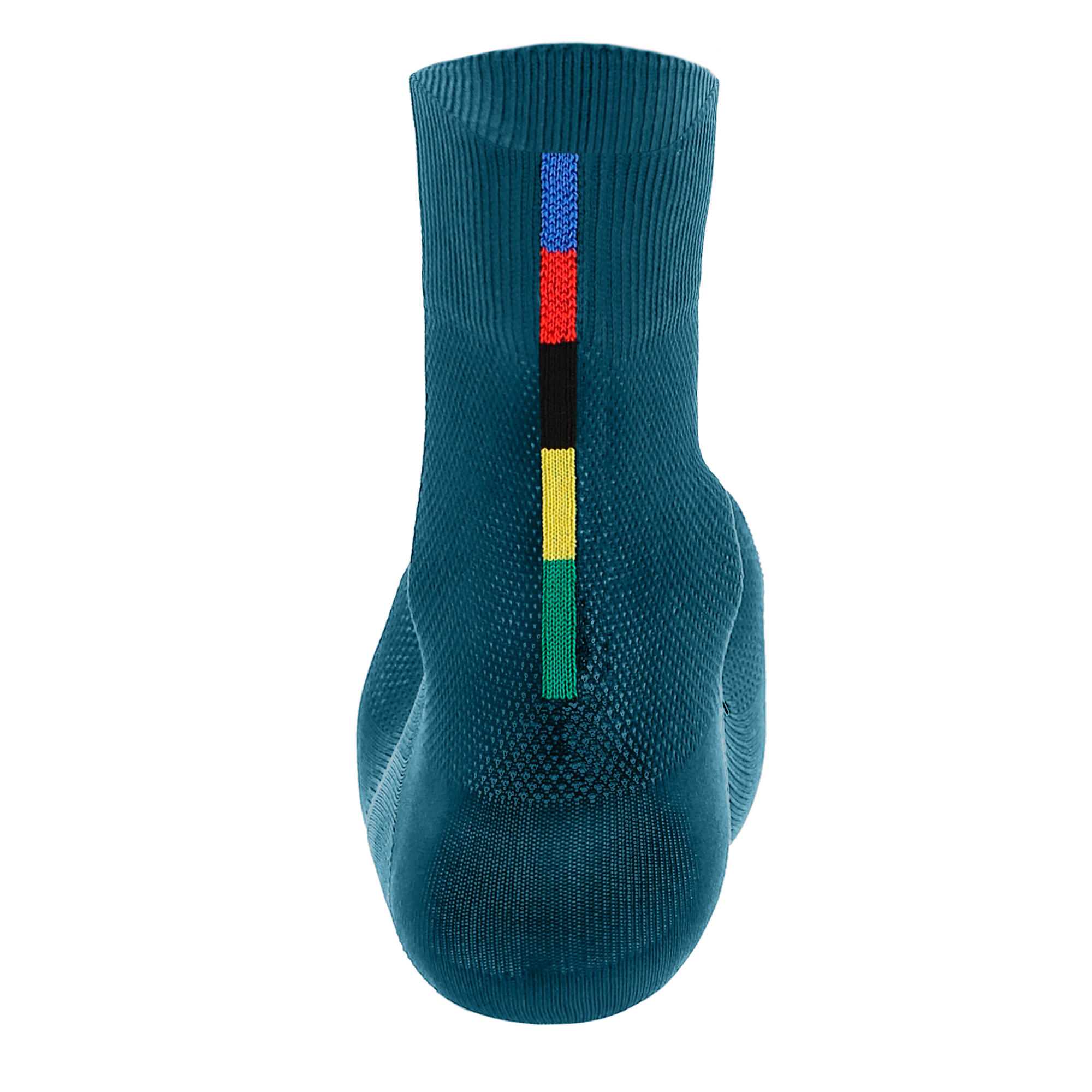 Calze Estive Santini Teal Blu Rainbow Uci 2/7