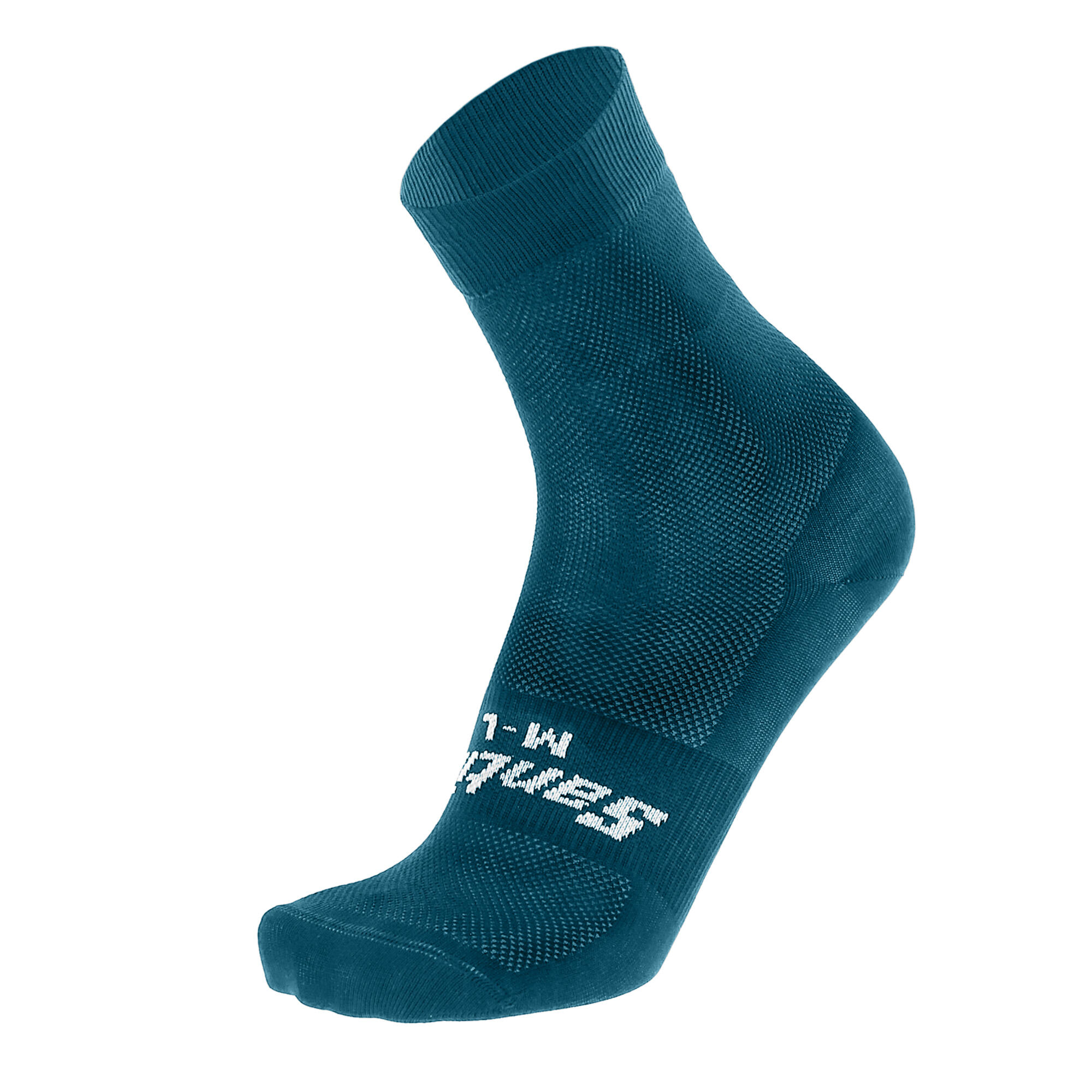 Calze Estive Santini Teal Blu Rainbow Uci 3/7