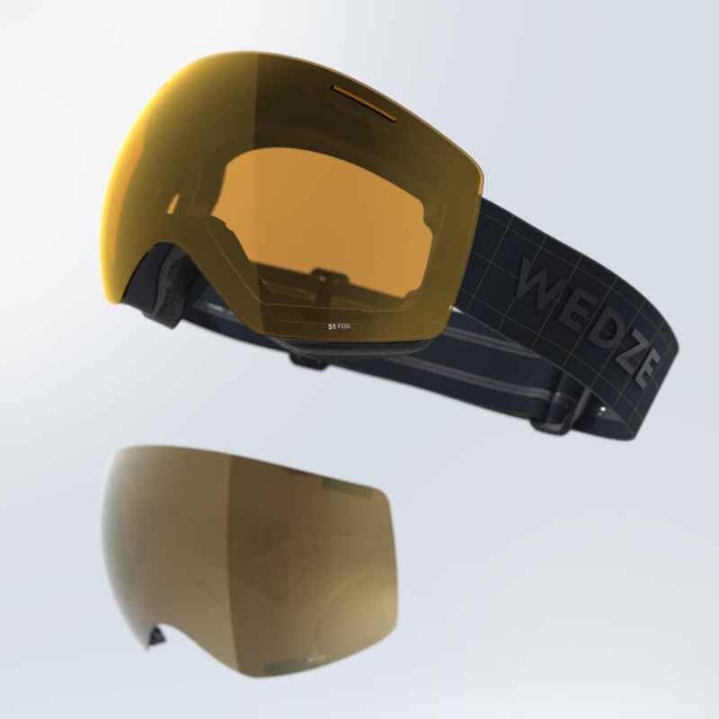 KIDS’ AND ADULT SKIING AND SNOWBOARDING GOGGLES ALL WEATHER G 900 I