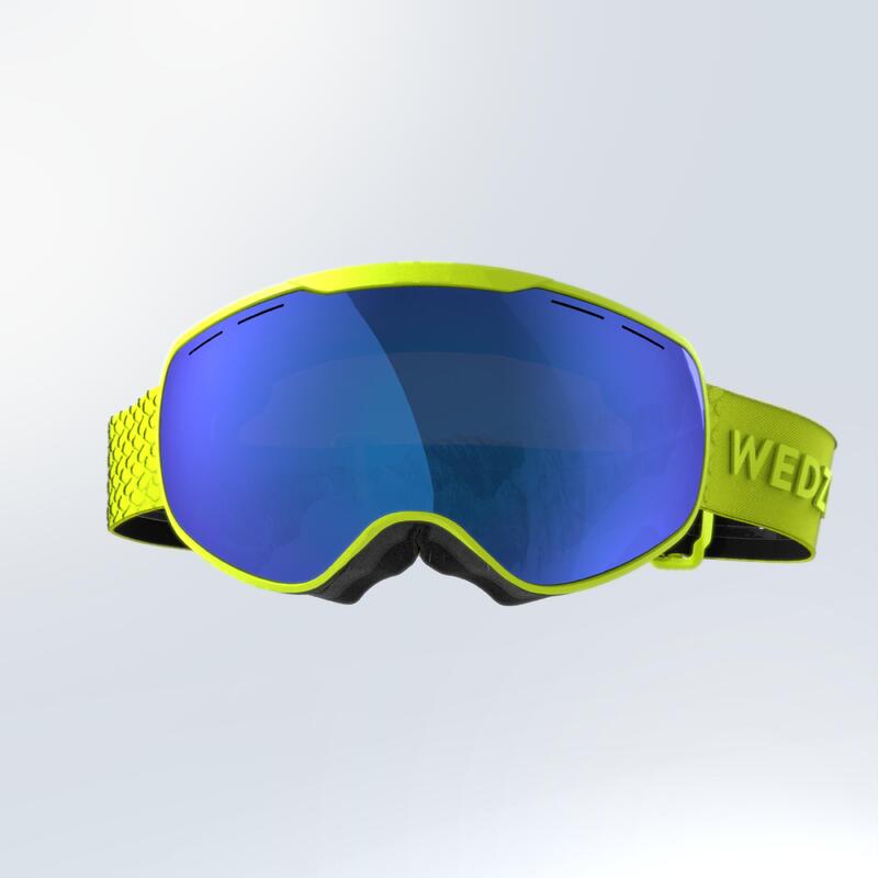 WEDZE Ski en snowboardbril voor volwassenen en kinderen G 900 zonnig