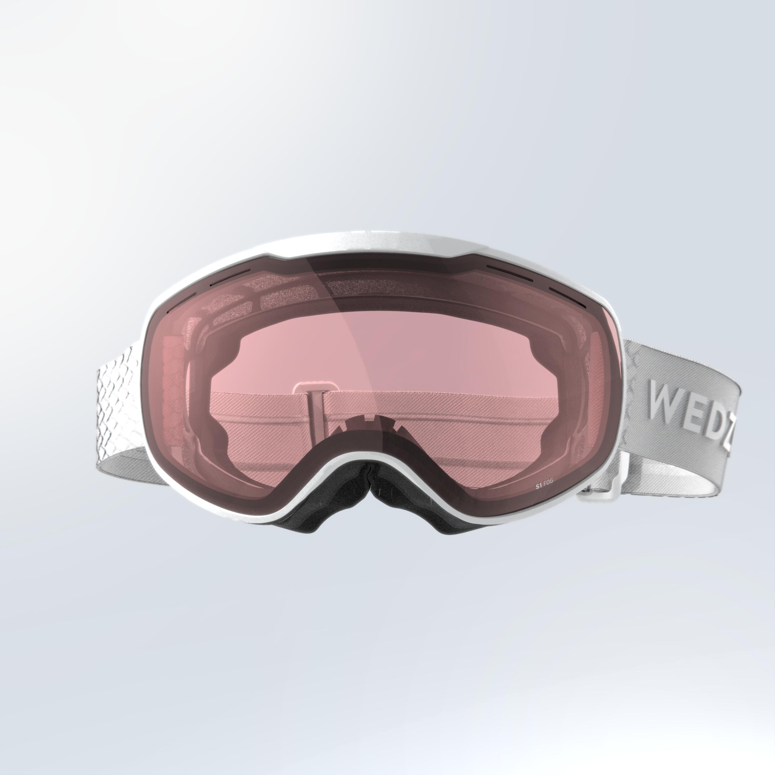 Ski Goggles G 900 S1 Purple Mauve‎ Wedze Decathlon