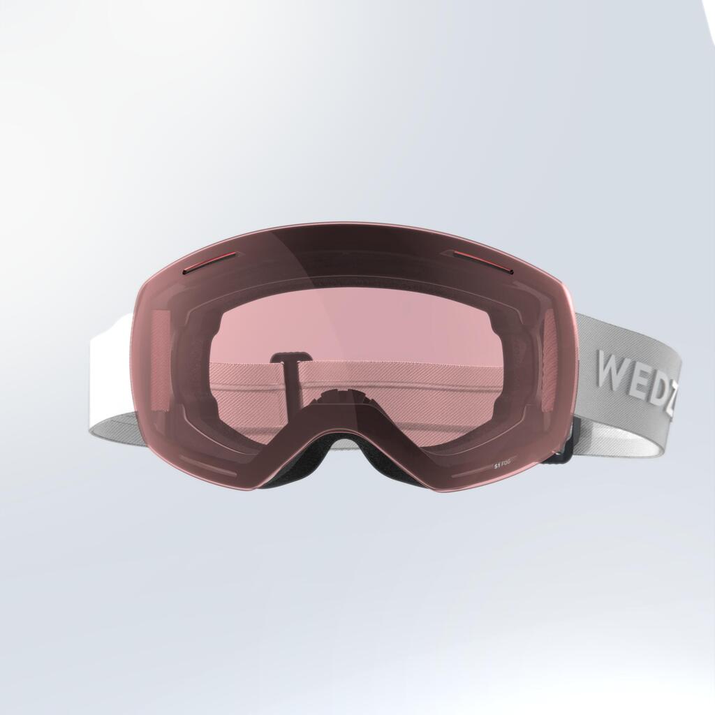 Lyžiarske a snowboardové okuliare do každého počasia G 900 I tmavosivé