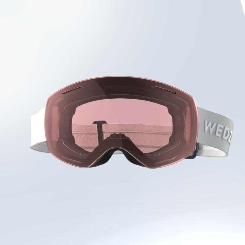 Ochelari Schi/Snowboard G900 I Orice Vreme Alb Copii/Adulți