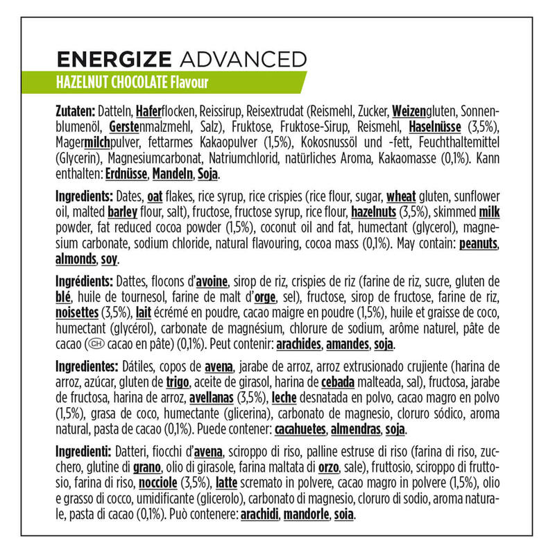 Barrita Energética Powerbar C2max Chocolate Avellana (3 x 55 g)