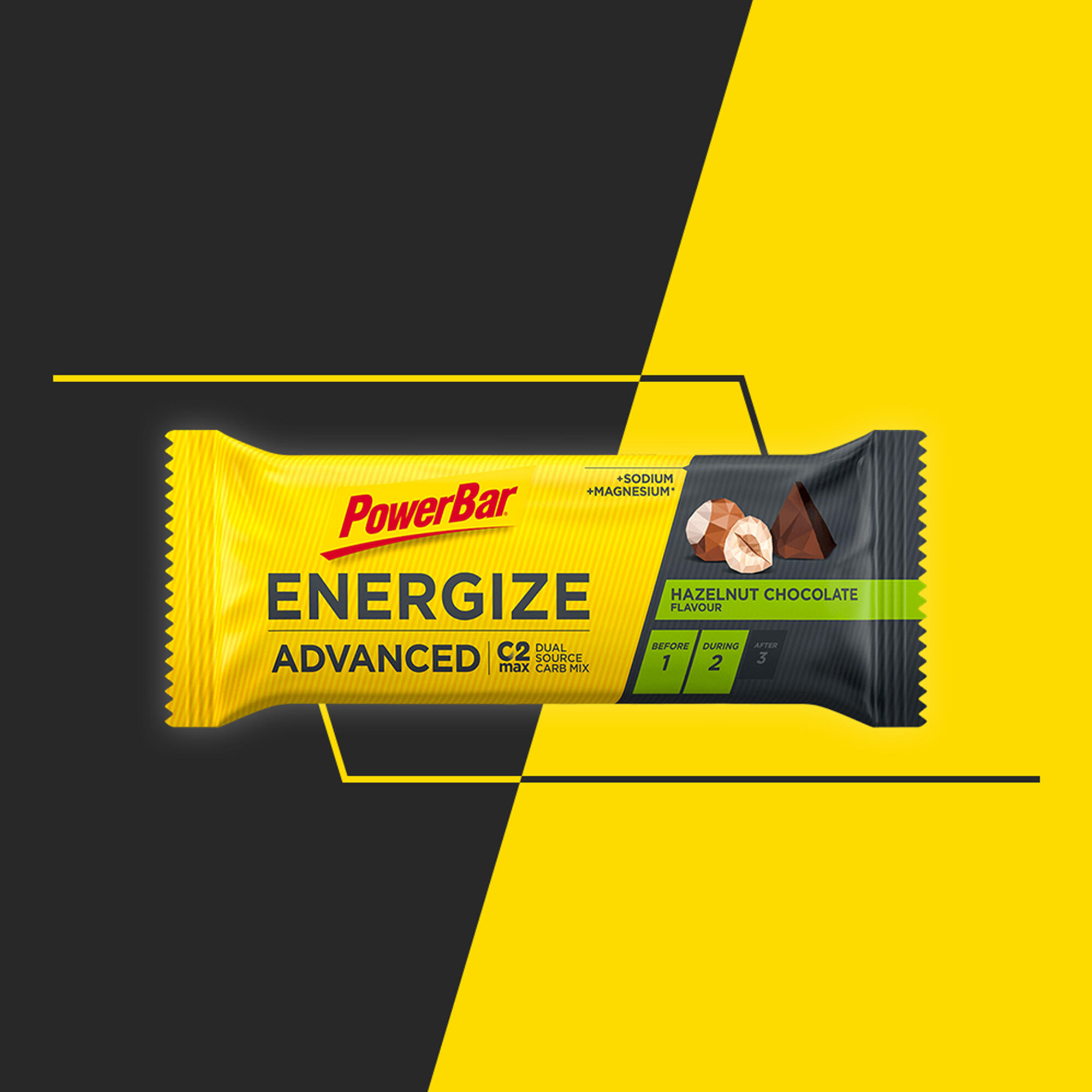 Energy-Riegel Energize C2max Schoko/Haselnuss 3 × 55 g 5/5