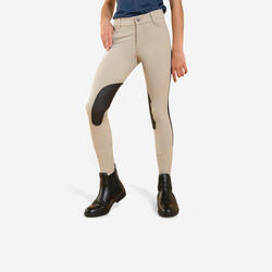 Pantalon équitation léger mesh basanes agrippantes Enfant - 500 terracotta