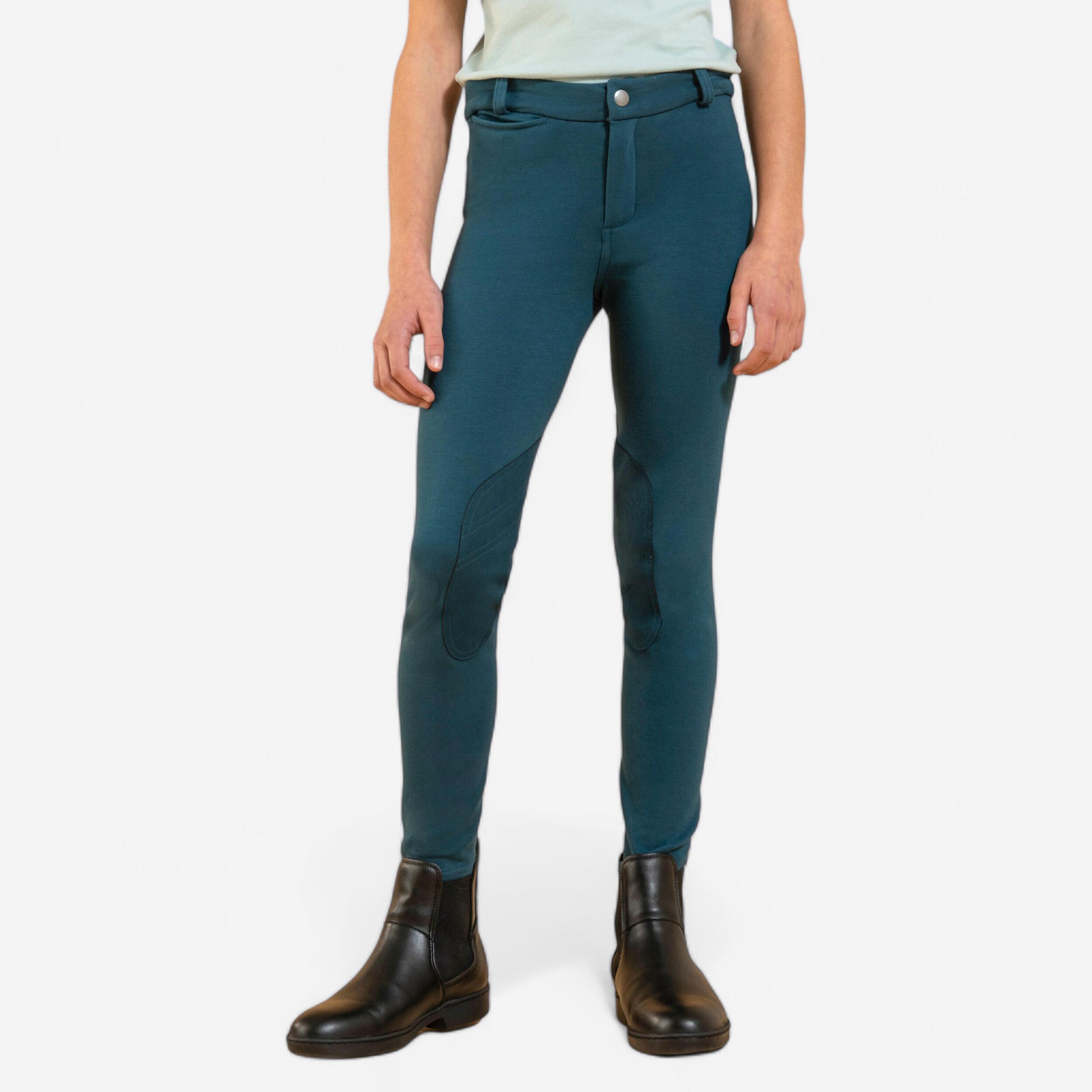 Pantaloni equitazione bambino 140 marroni FOUGANZA | DECATHLON