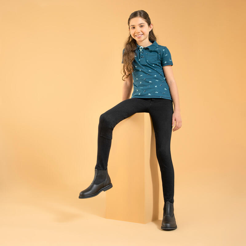 Pantalon équitation Enfant - 100 noir