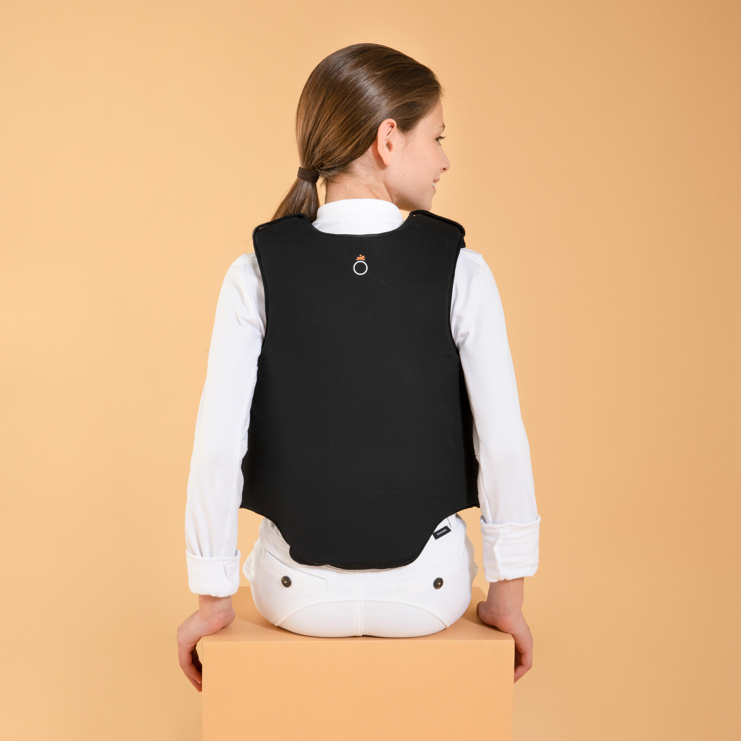 Gilet de protection équitation Enfant - SAFETY 100 noir 6/8