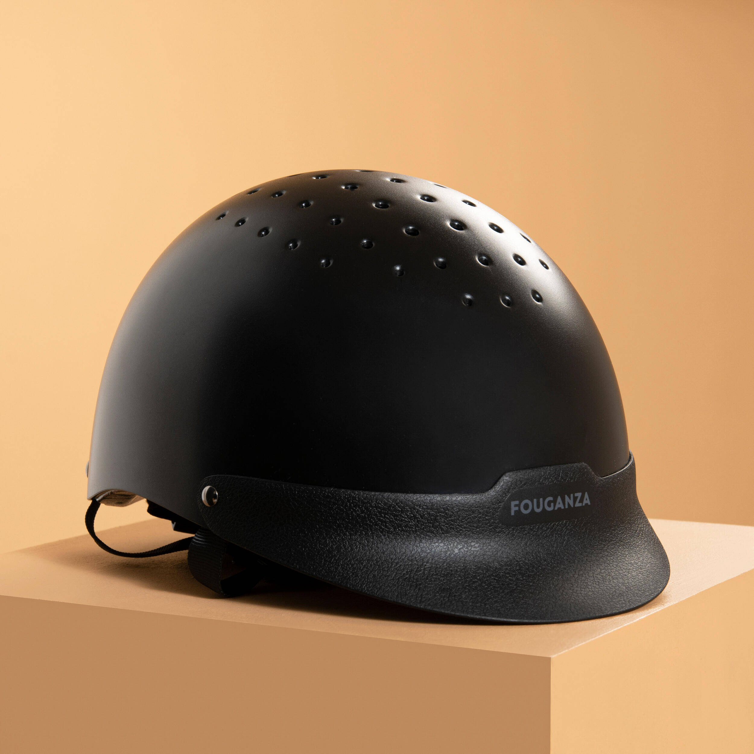 Adult and Kids' Horse Riding Helmet 100 - Black -  3