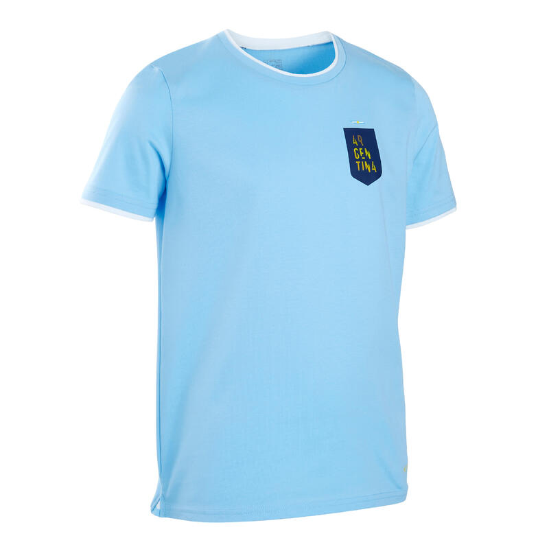 Koszulka piłkarska dla dzieci Kipsta FF100 Argentyna 2024