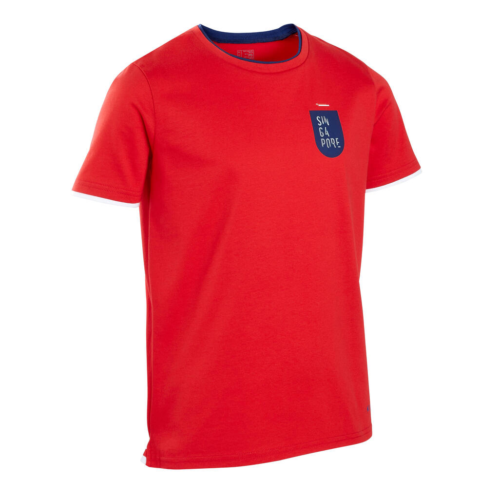 Fussballtrikot FF100 Singapur 2022 Kinder
