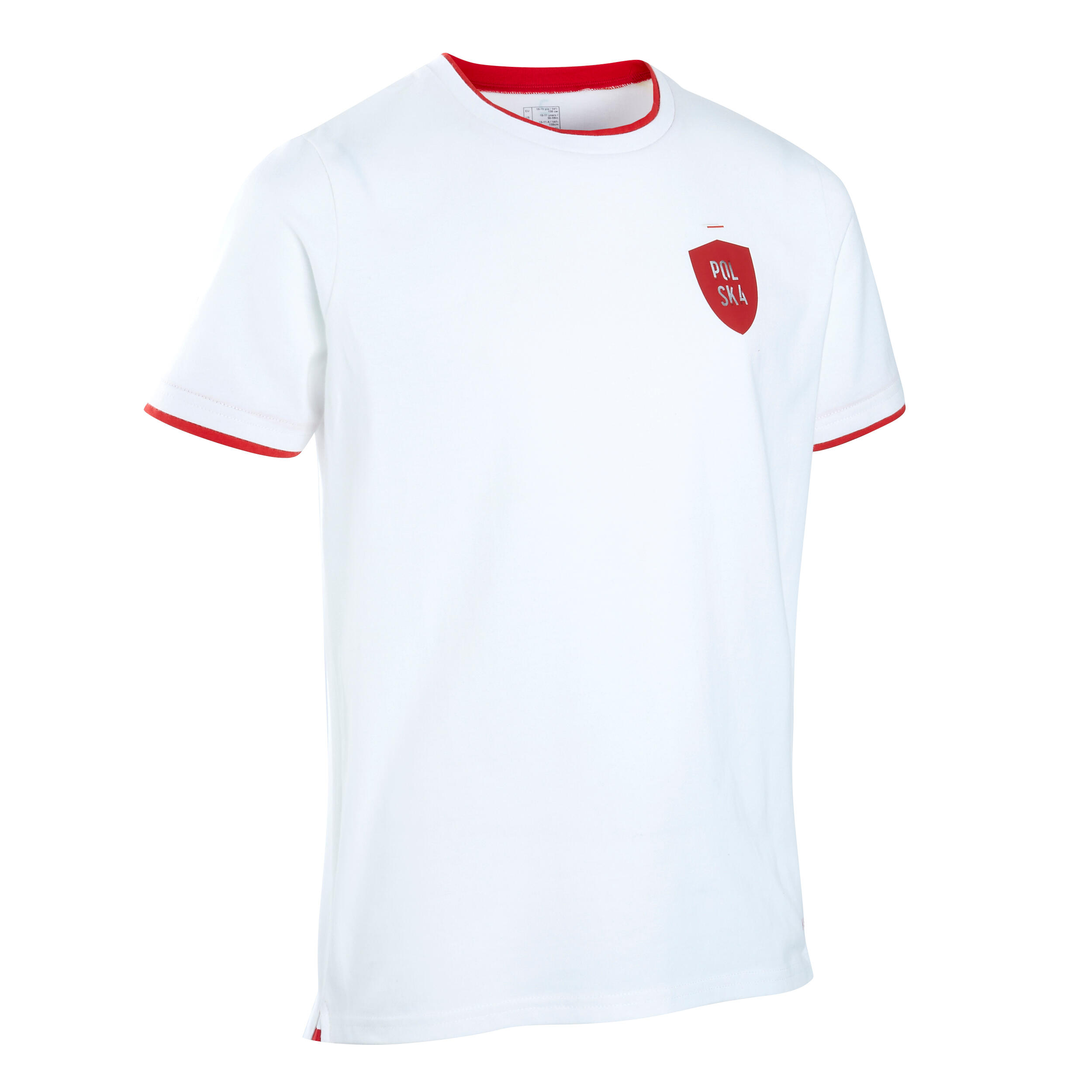 Kipsta - Maillot Pologne Ff100 Enfant 2024 - T-shirt Manches Courtes - Football / Futsal / Sepak - - 12 À 14 Ans - Decathlon