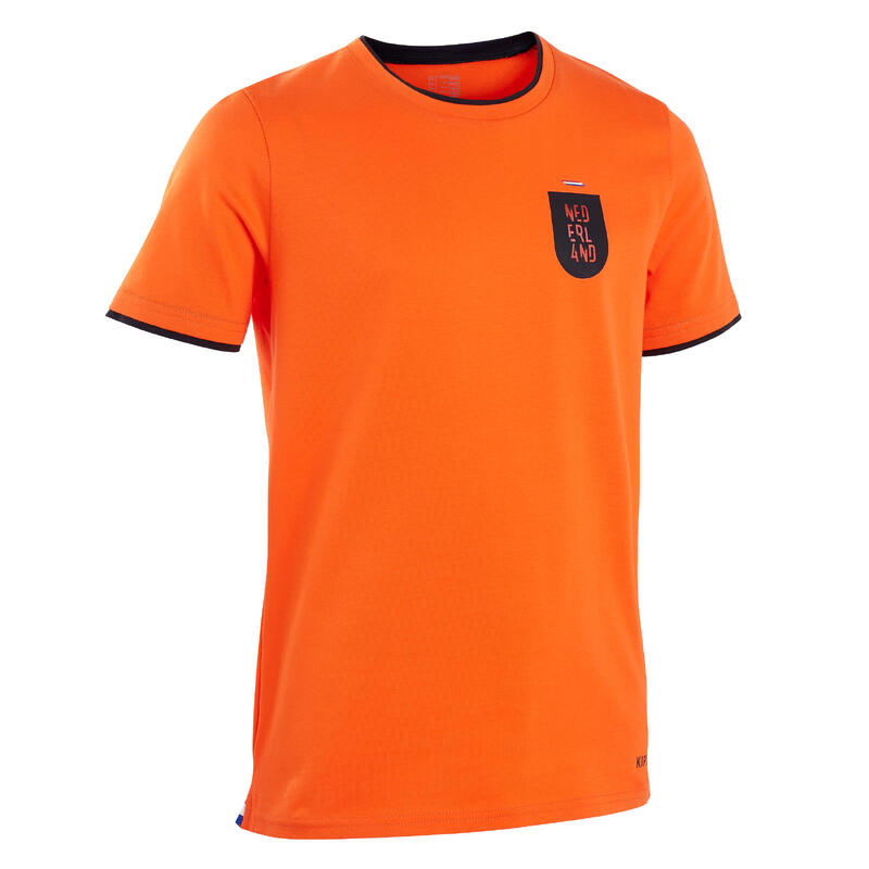 Voetbalshirt voor kinderen Nederland FF100 2022