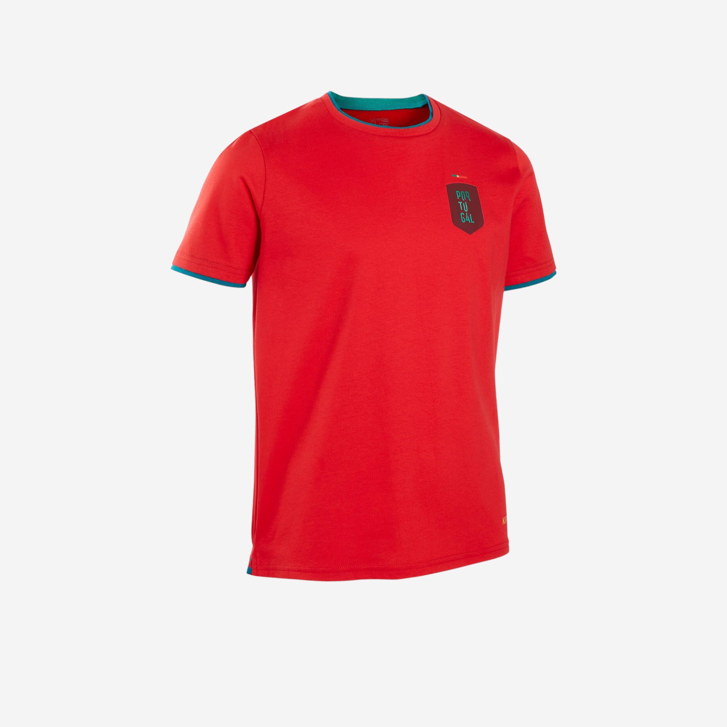 Kipsta - Maillot Portugal Ff100 Enfant 2024 - T-shirt Manches Courtes - Football / Futsal / Sepak - - 14 À 16 Ans - Decathlon
