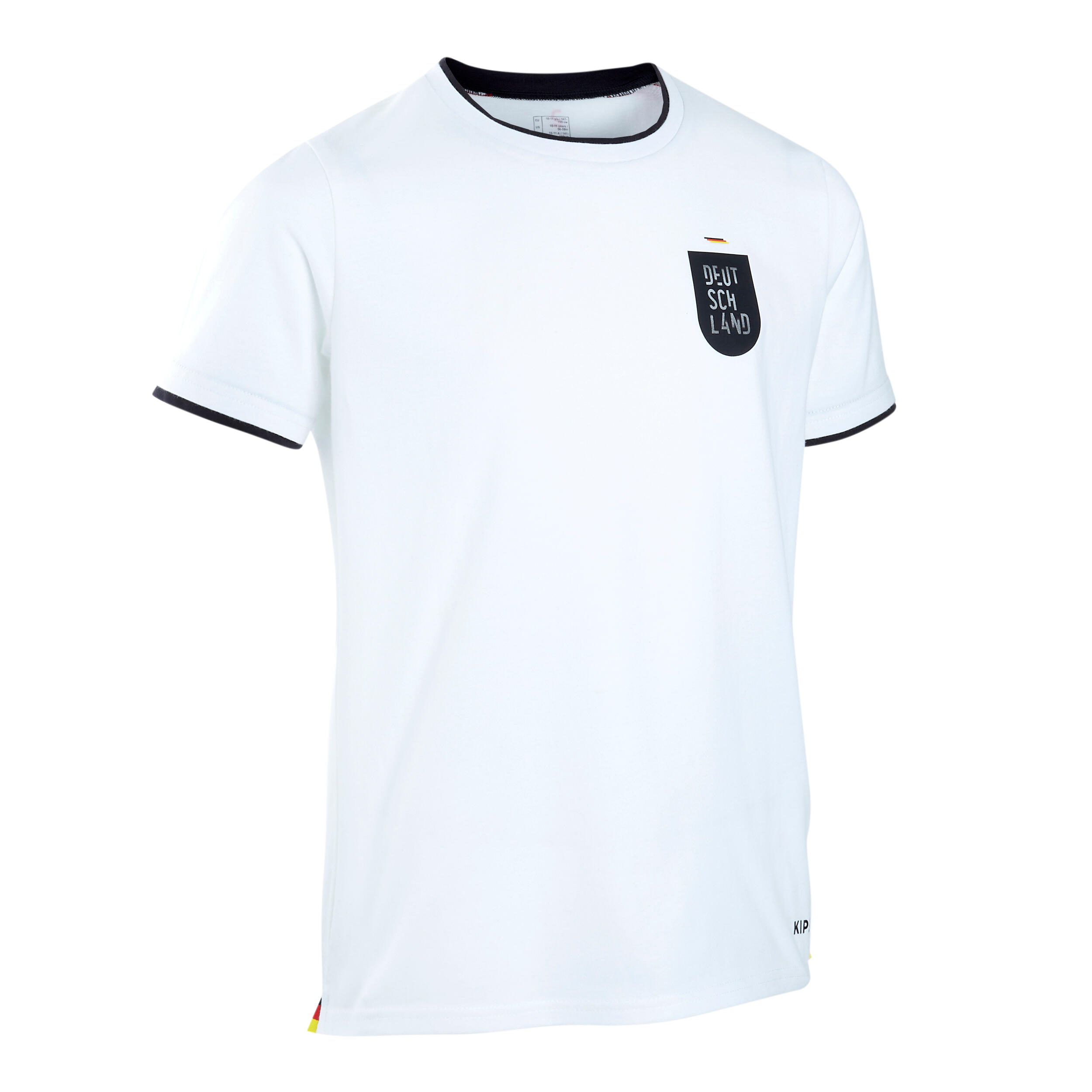 Tricou Fotbal Ff100 Replica Germania 2024 Alb-negru Copii