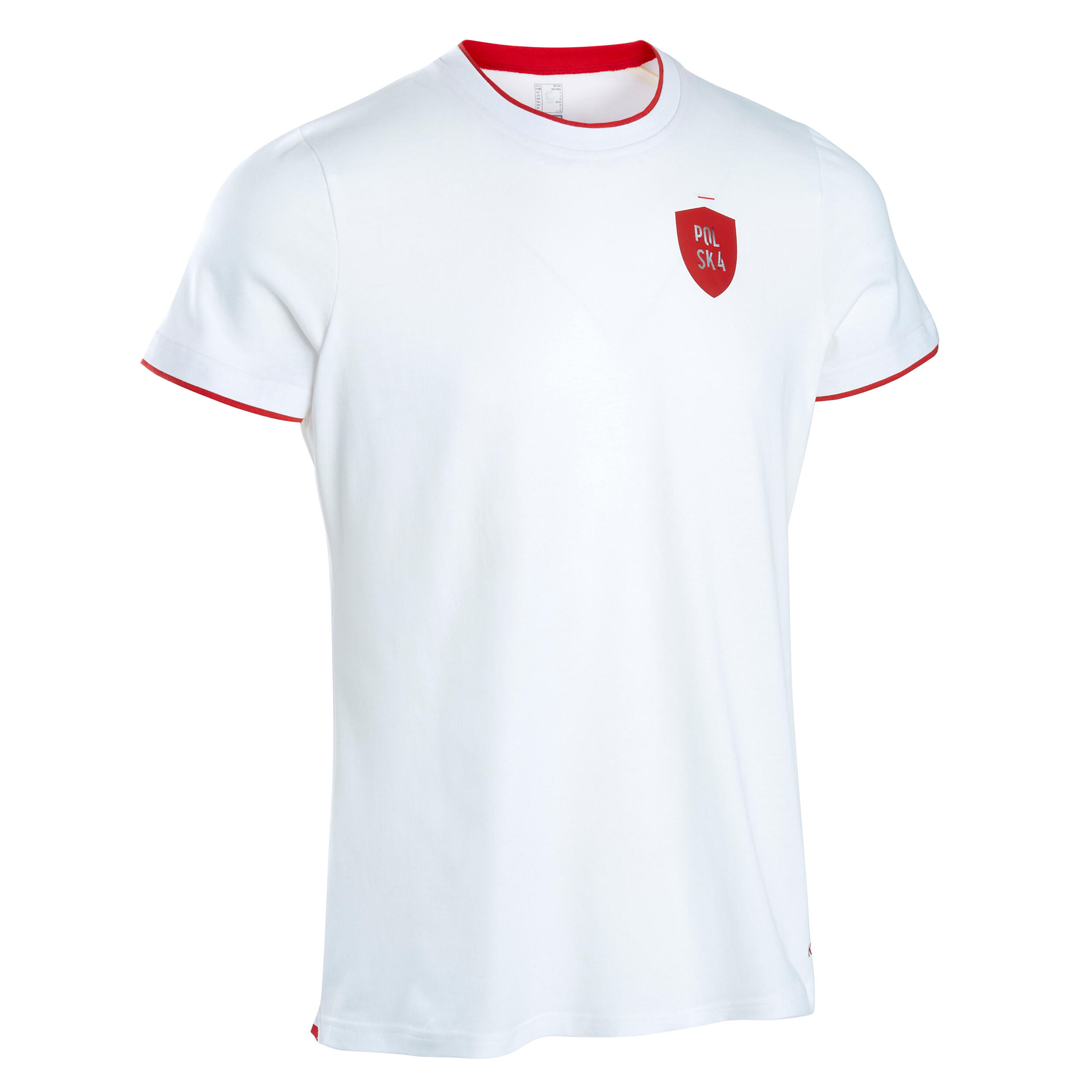 Tricou Fotbal FF100 Replică Polonia 2024 Alb Adulți