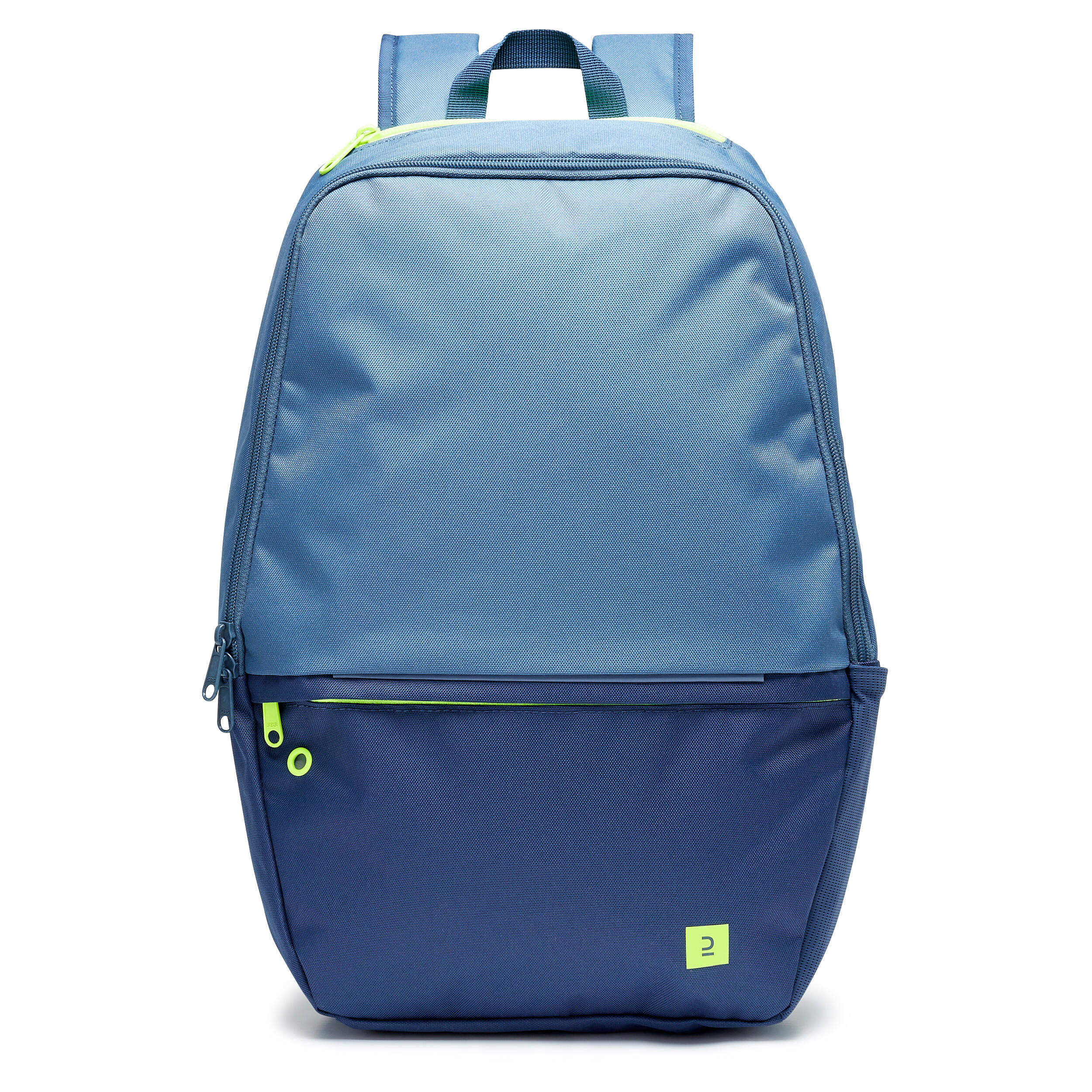 Essential Backpack - 17 L Blue - Storm Blue, Grey, Fluo lime yellow ...