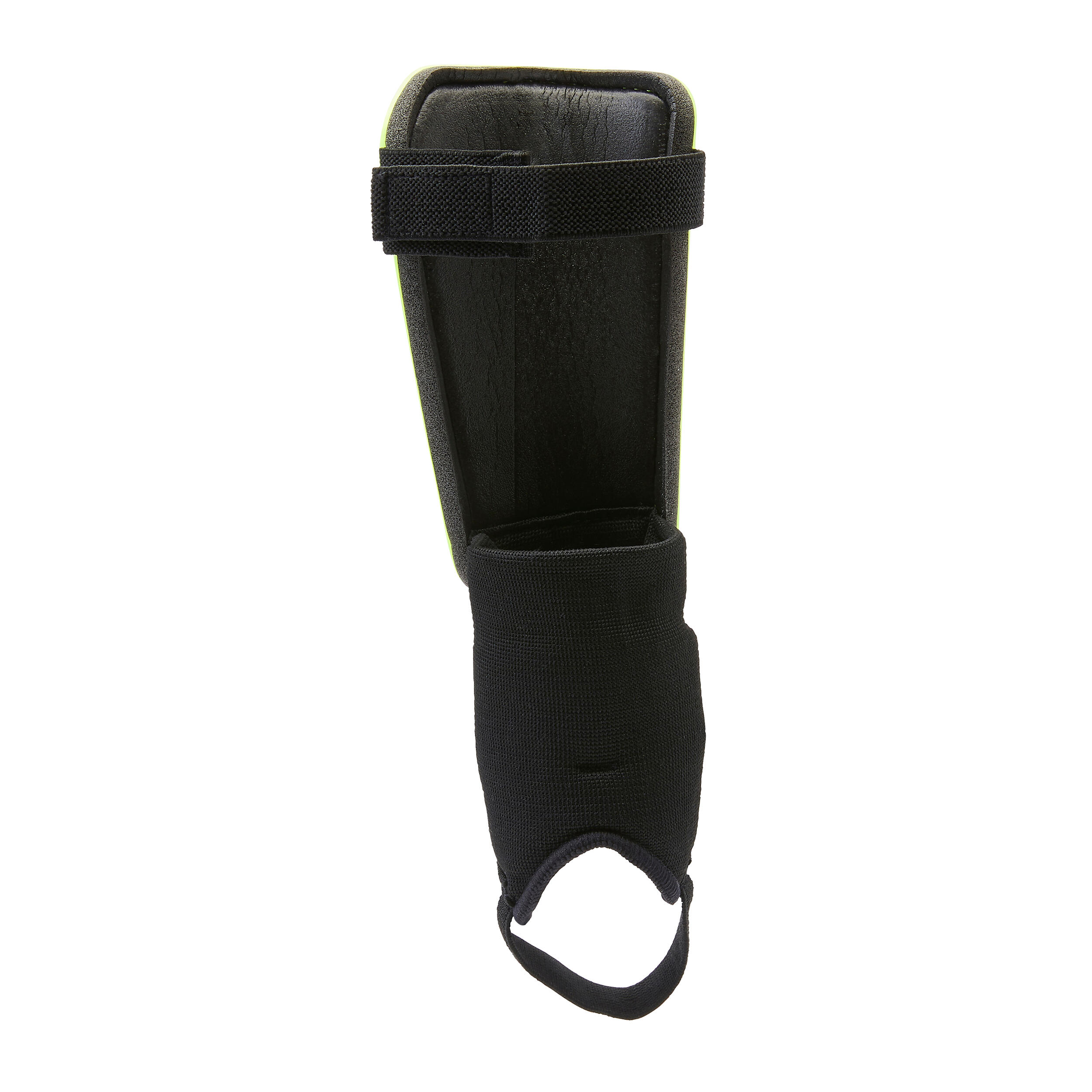 Kids' Football Shin Pads Essential 140 - Yellow 3/5