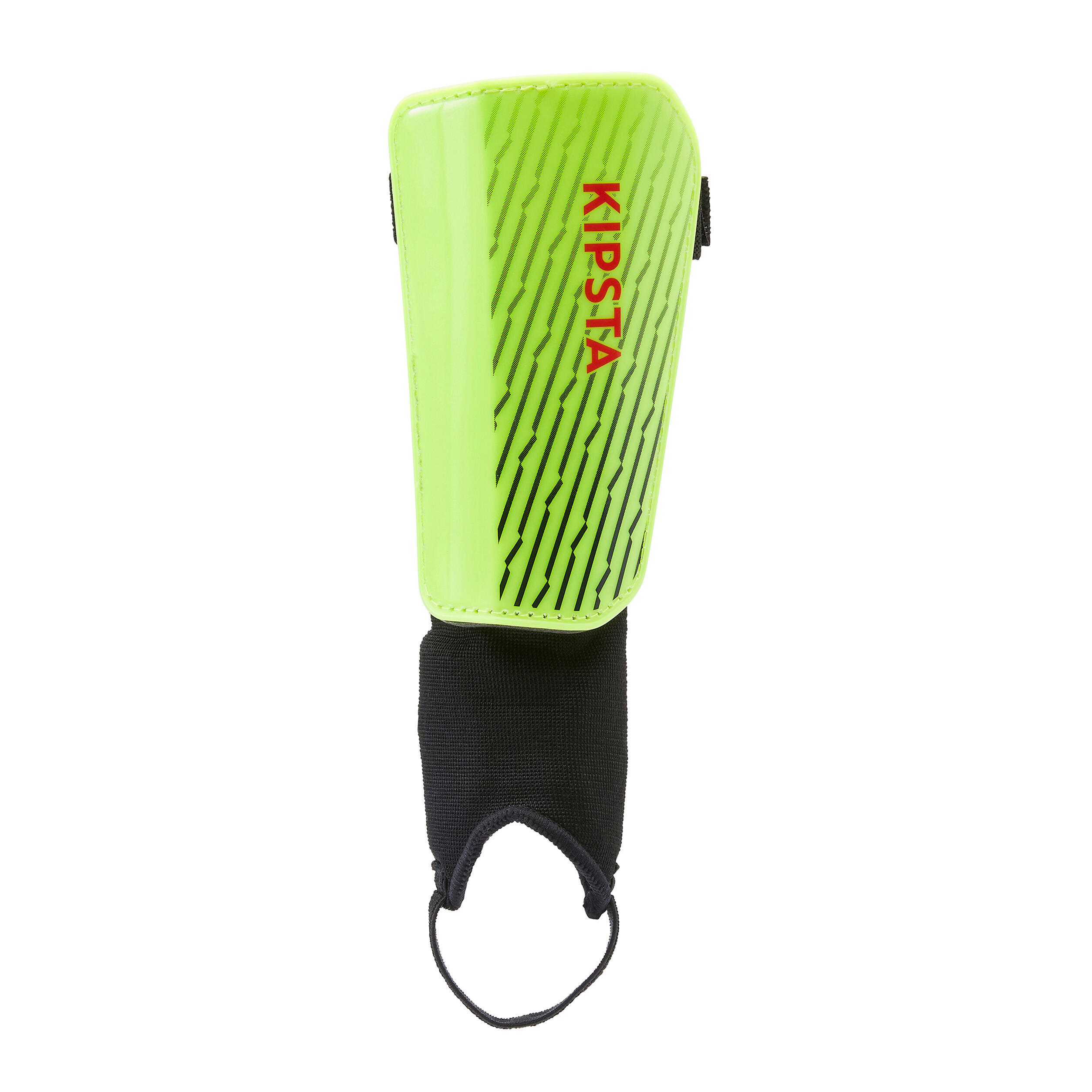 Kids' Football Shin Pads Essential 140 - Yellow 2/5