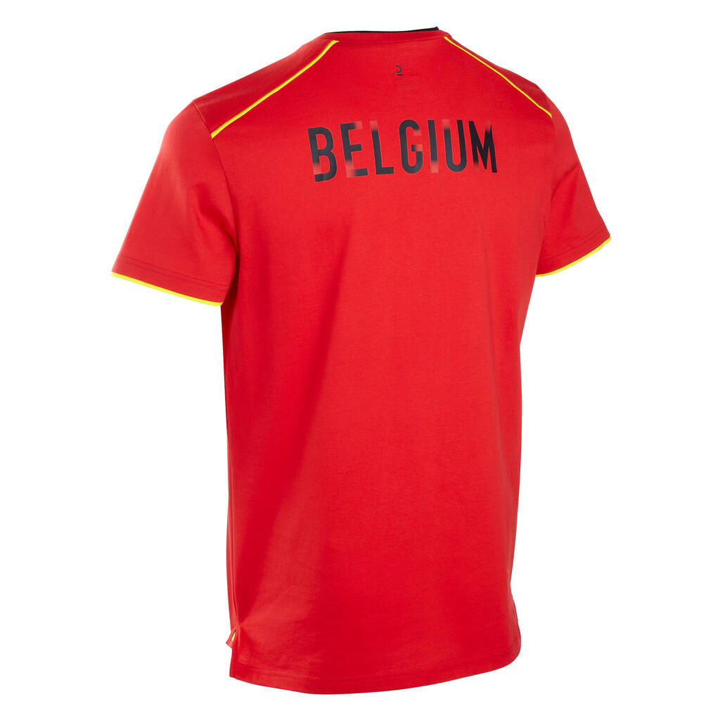 Dres kratkih rukava za nogomet Belgija 2024 za odrasle