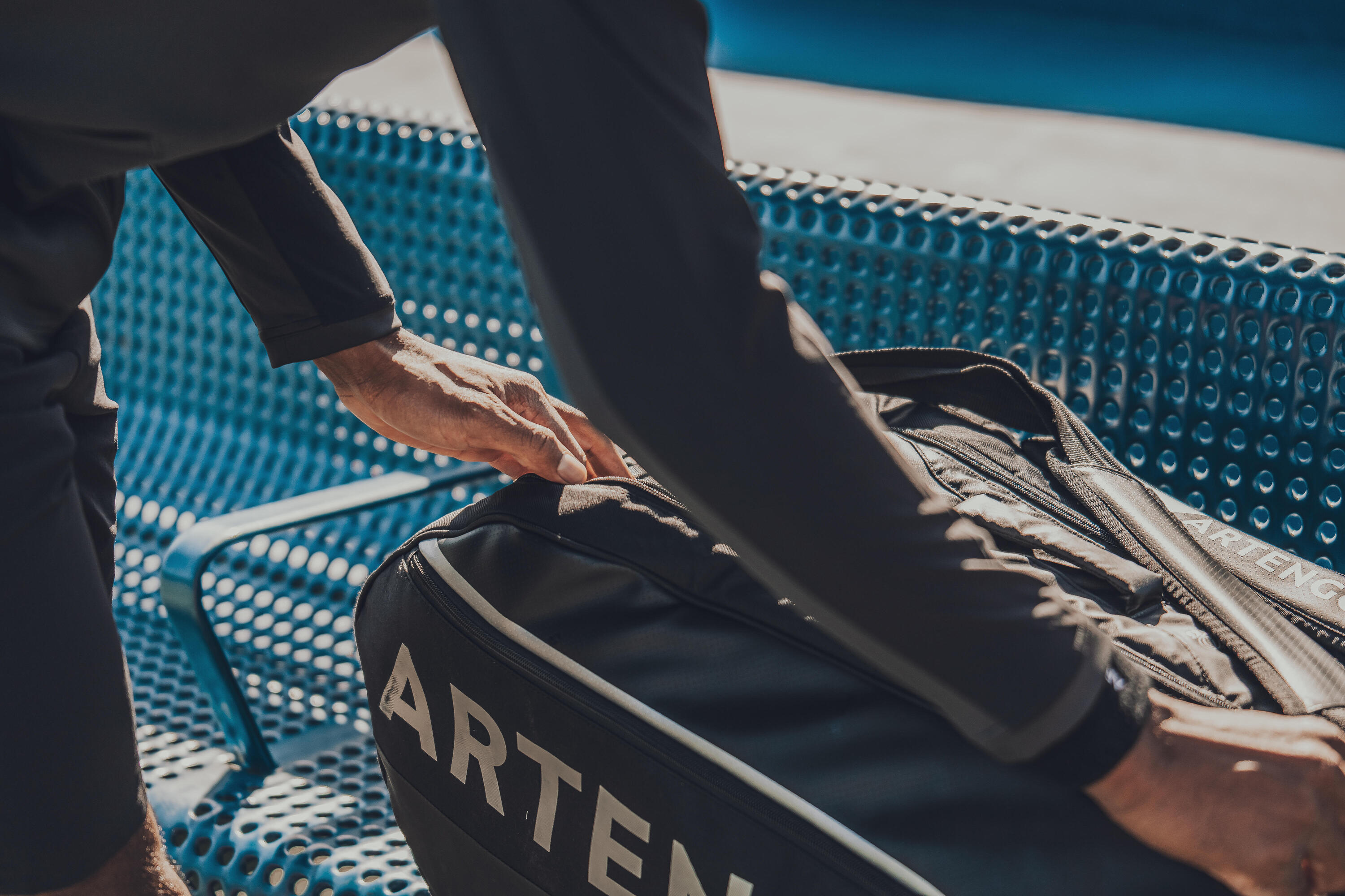 SAC TENNIS THERMOBAG - ARTENGO XL PRO 12 RAQUETTES NOIR CONTROL - GAEL MONFILS 12/12