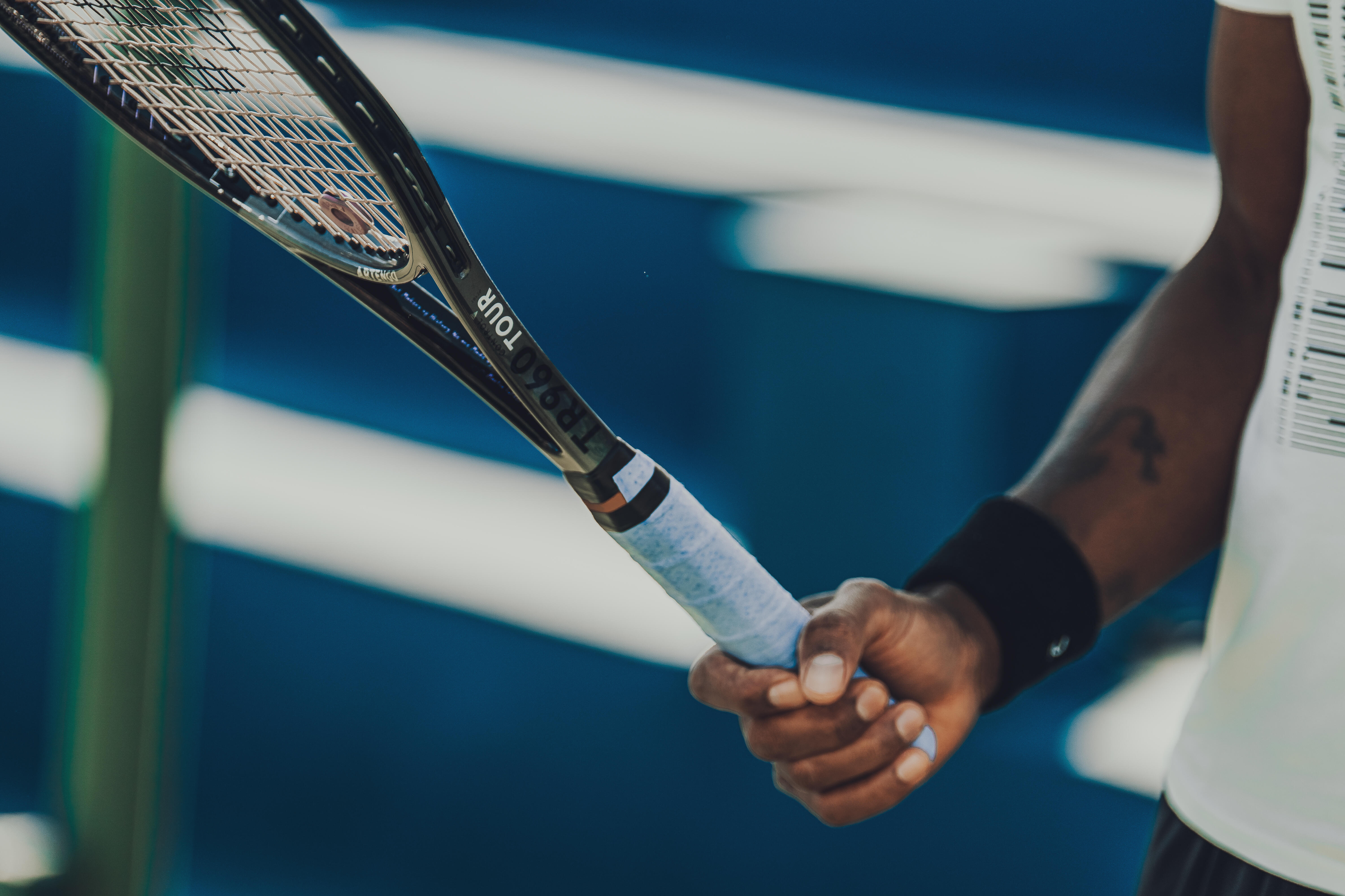 Adult Unstrung Tennis Racket TR960 Control Tour 18x20 - Black Adult Unstrung Tennis Racket TR960 Control Tour 18x20 - Black
