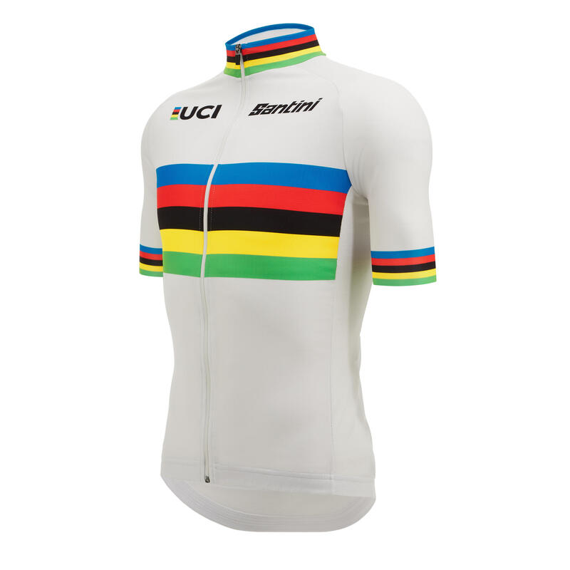 Maglia manica corta ciclismo UCI Santini World Champion