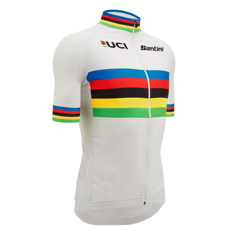 Maglia manica corta ciclismo UCI Santini World Champion