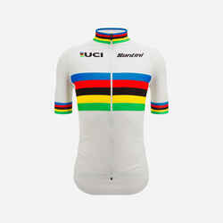 Men's Short-Sleeved Road Cycling Jersey - Santini UCI World Champion
