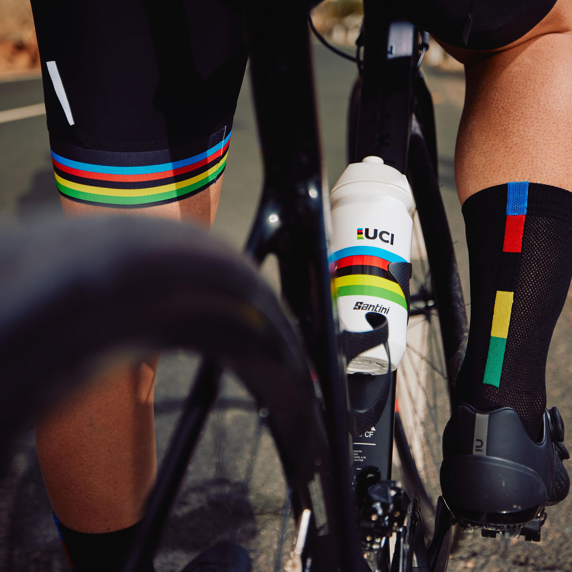 High cycling sock - Santini Official UCI