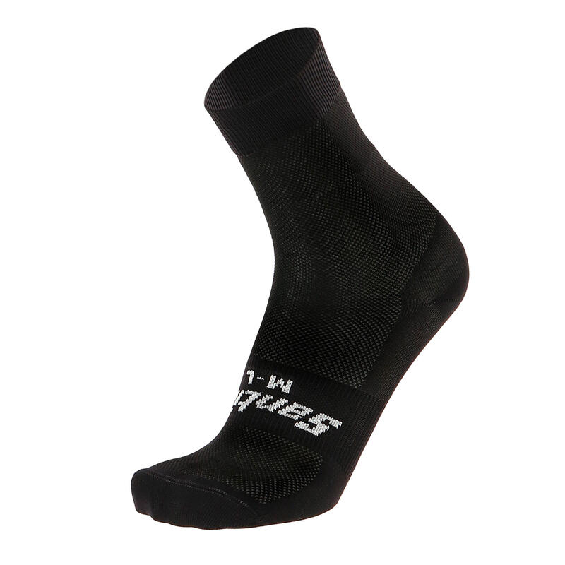 Fahrradsocken Rennrad hoch UCI Santini