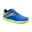 Voetbalschoenen Agility 140 TF klittenband blauw/geel