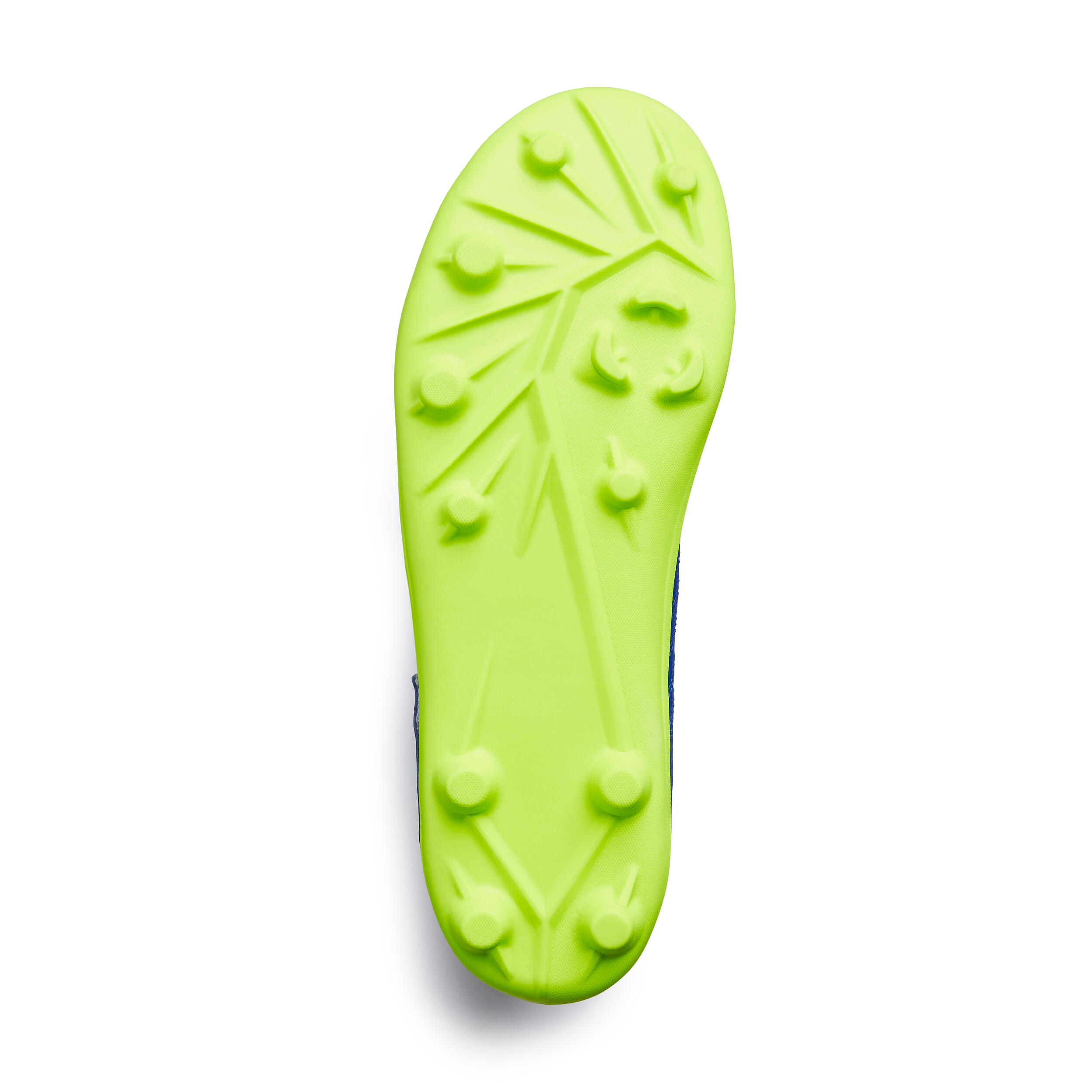 Kids' Soccer Cleats - Agility 140 FG Blue/Yellow - KIPSTA