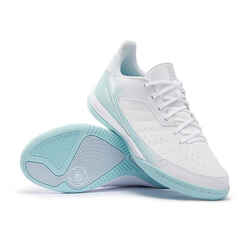 Women's Futsal Trainers Eskudo 500 - White/Blue