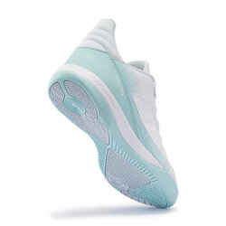 Women's Futsal Trainers Eskudo 500 - White/Blue