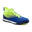 Fussballschuhe Agility 500 MID Turf TF Kinder blau/gelb