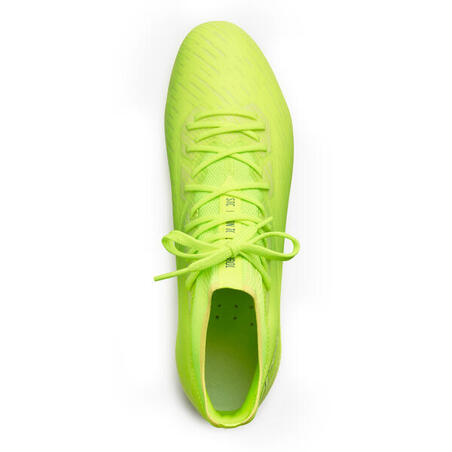 Chaussure de football adulte terrains secs CLR FG Néon Jaune