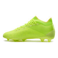 Chaussure de football adulte terrains secs CLR FG Néon Jaune