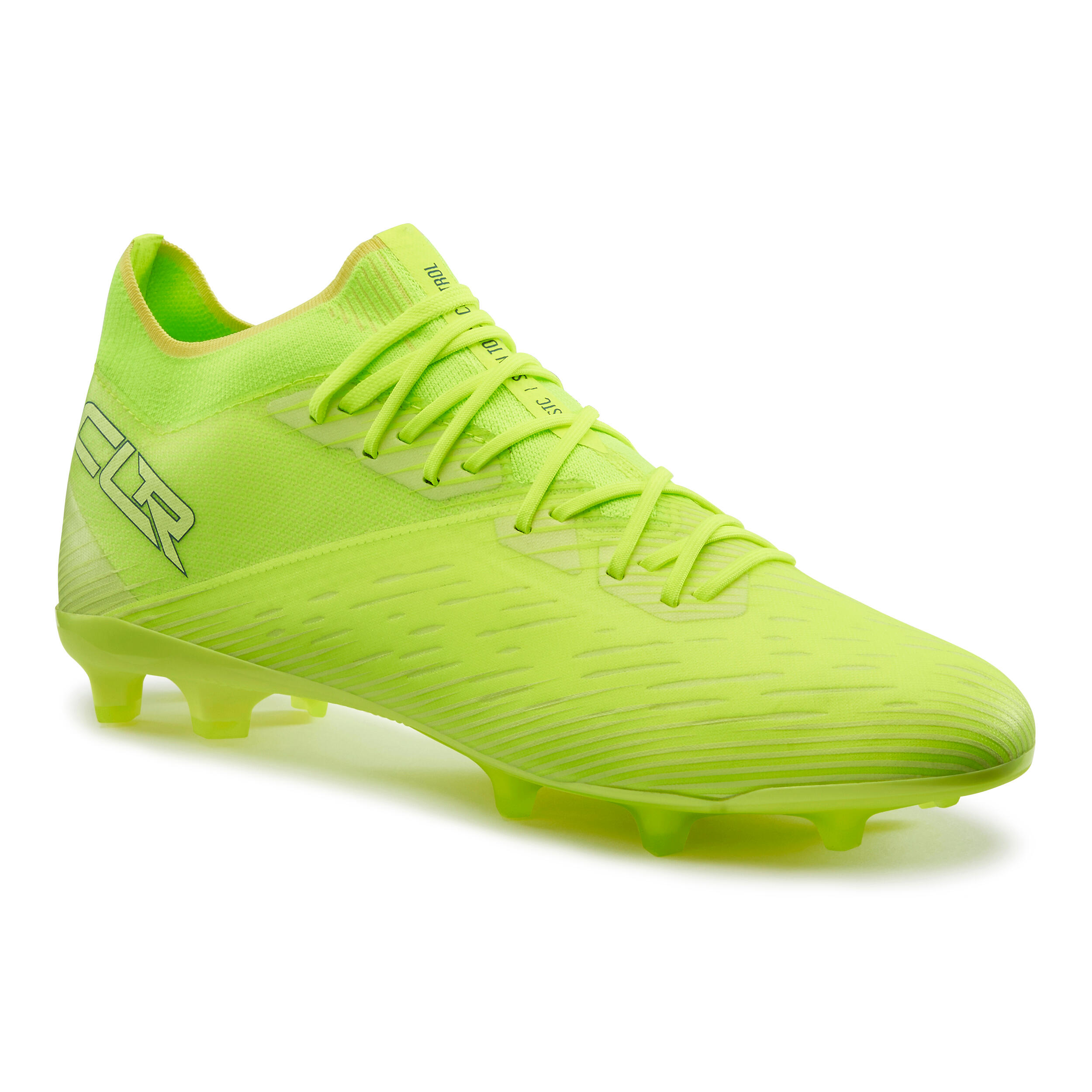 Mens Football Shoes CLR900 FG Grass Lightweight - Neon Yellow
