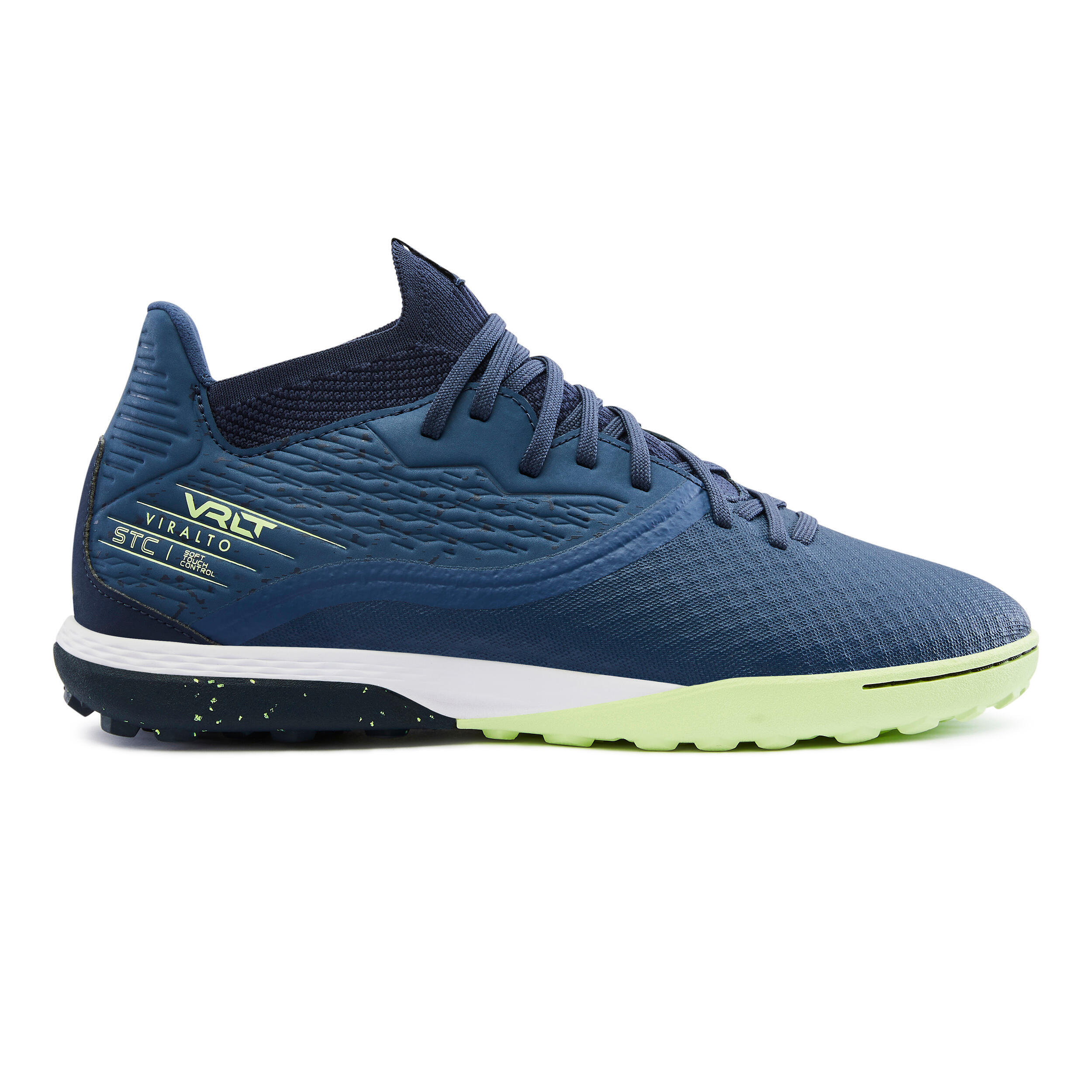 CHAUSSURES DE FOOTBALL VIRALTO III 3D AIRMESH TURF TF BLEU FONCE 9/10