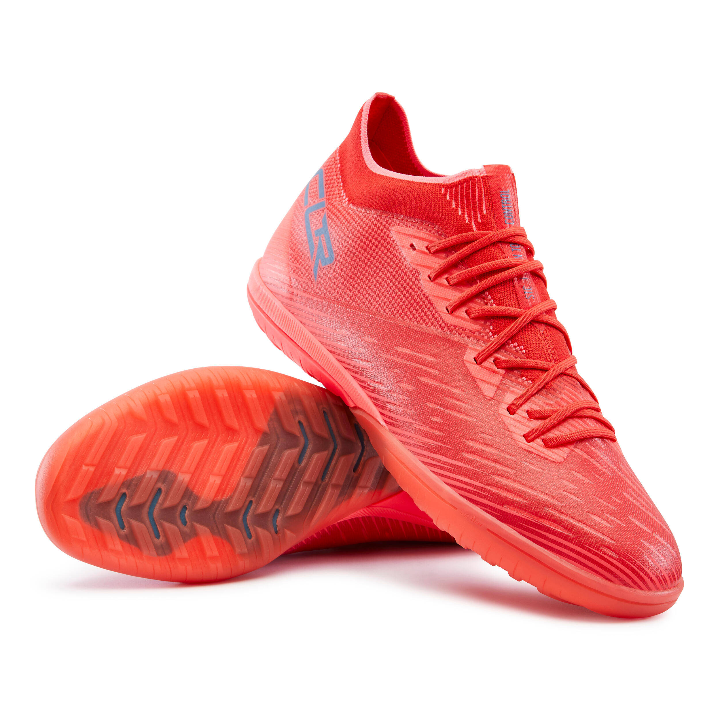 Men Football Shoes for Turf CLR Speed - Neon Red -  3