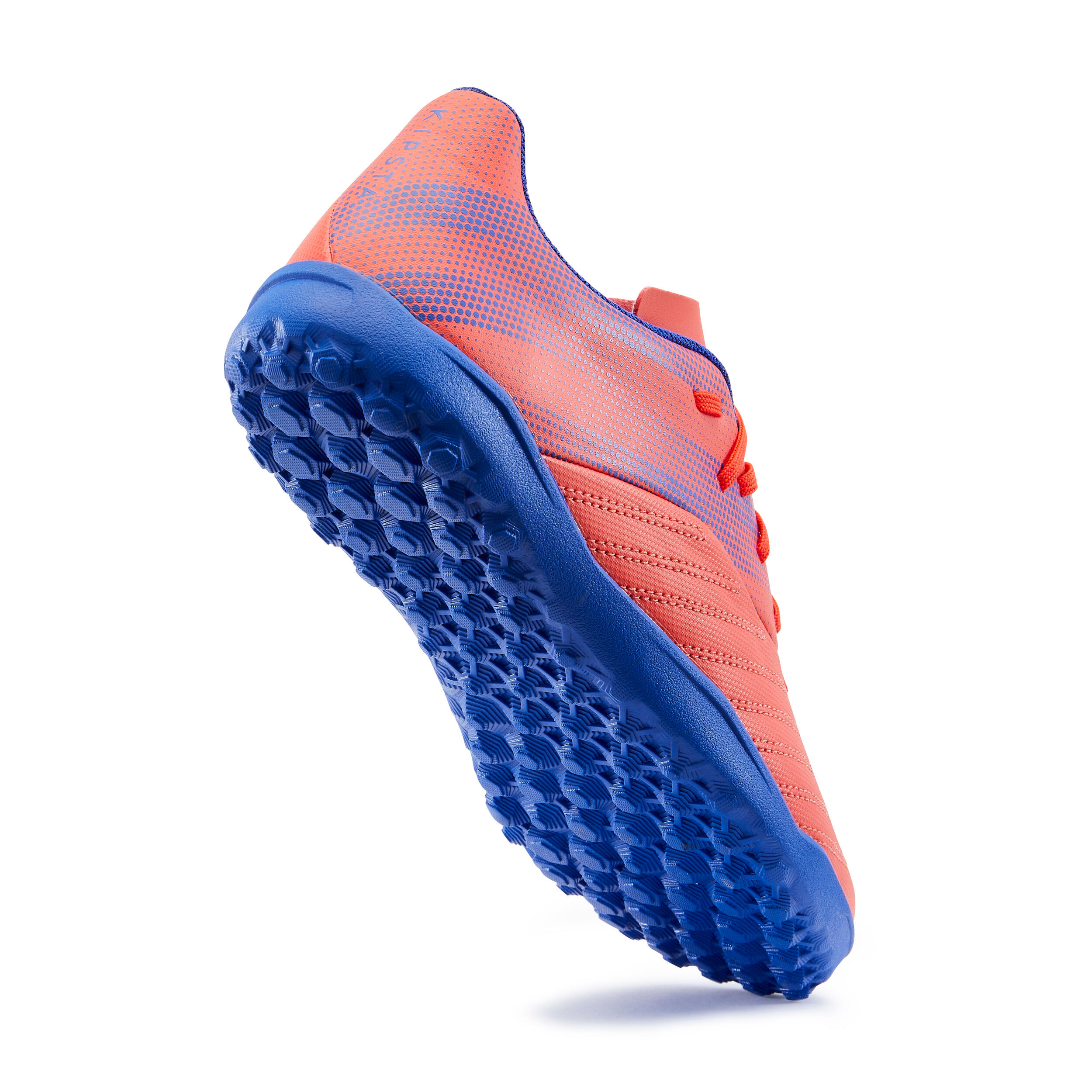 Botas de Fútbol Niños Kipsta Agility 140 HG Rojo Azul 5/9