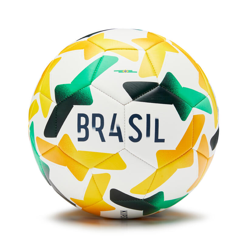Fotbalový míč v barvách Brazílie velikost 5 2022