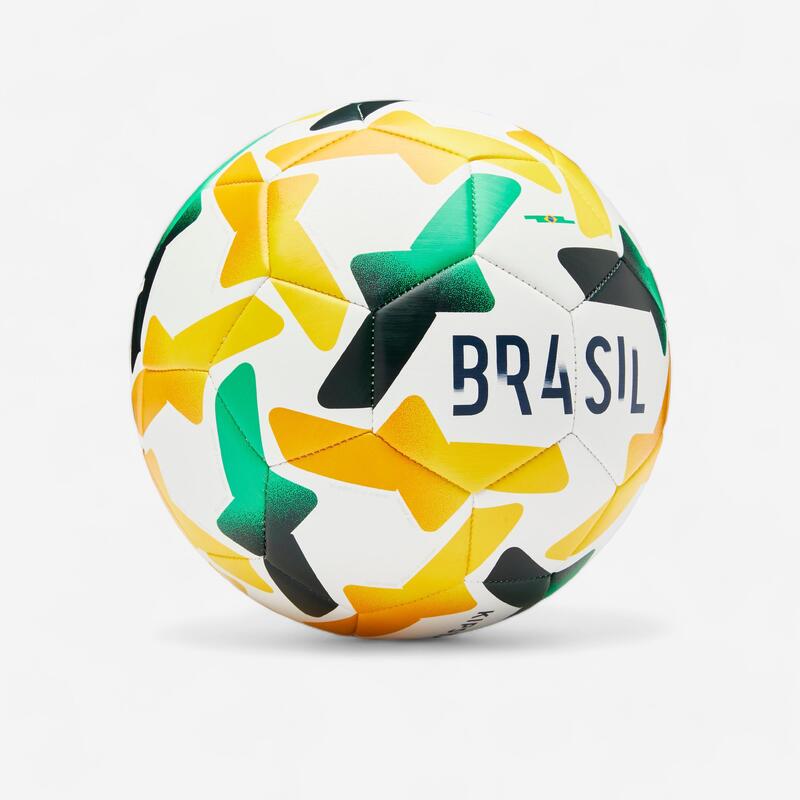 Balón de fútbol talla 5 Kipsta Brasil 2022