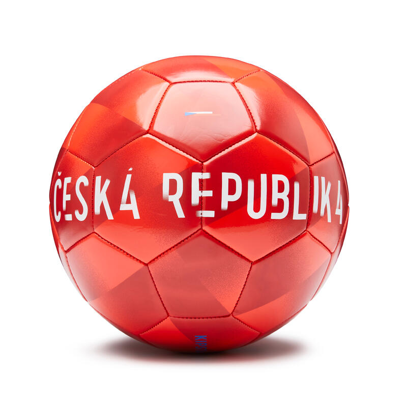Fotbalový míč v barvách České republiky velikost 5