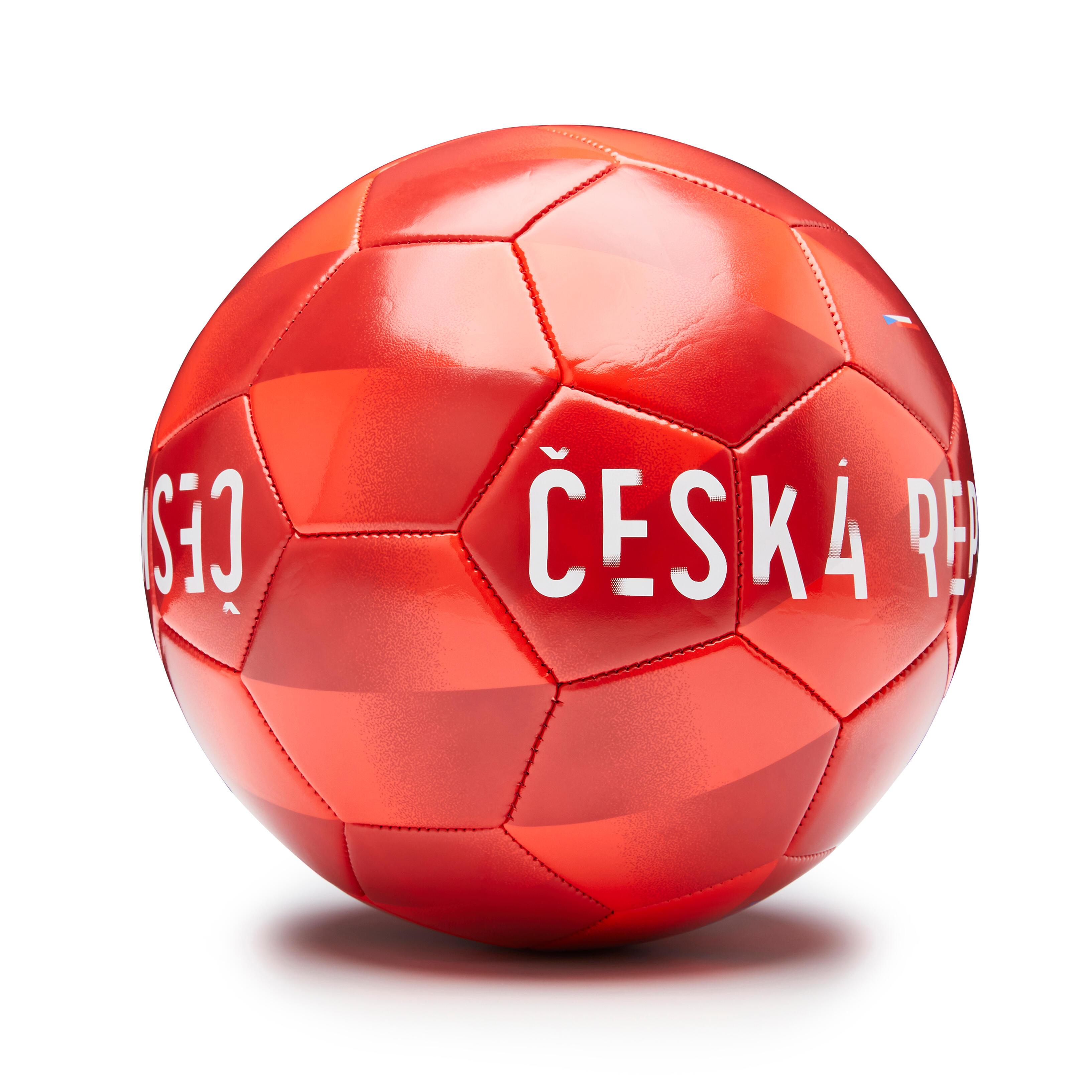 Fotbalový míč v barvách České republiky velikost 5 2022