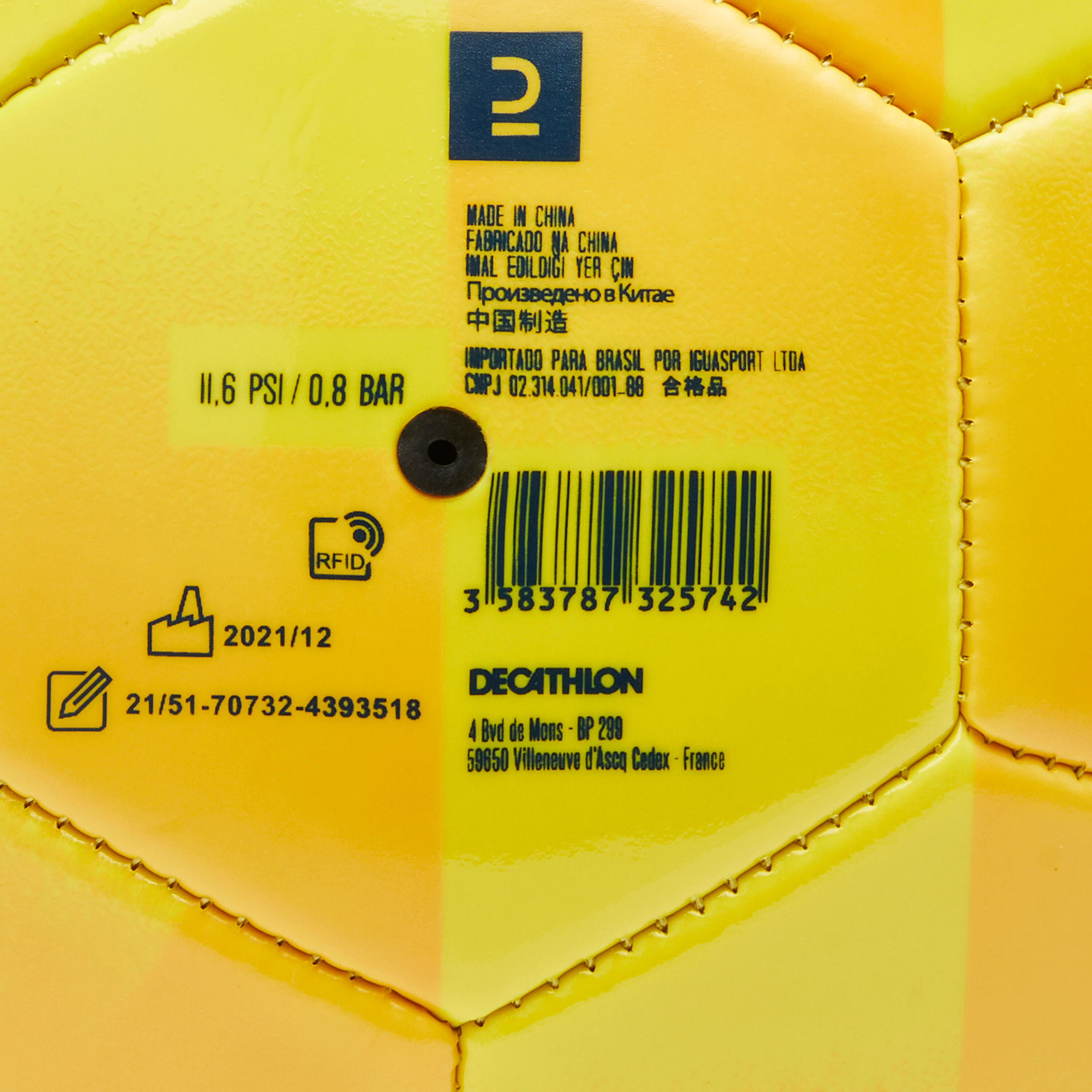 BALÓN DE FÚTBOL RUMANÍA TALLA 5 2024 5/6