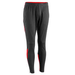 Football Bottoms Viralto Club - Anthracite Grey and Red - Decathlon