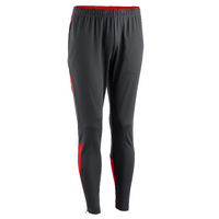 Pantalon de football VIRALTO CLUB gris anthracite et rouge.
